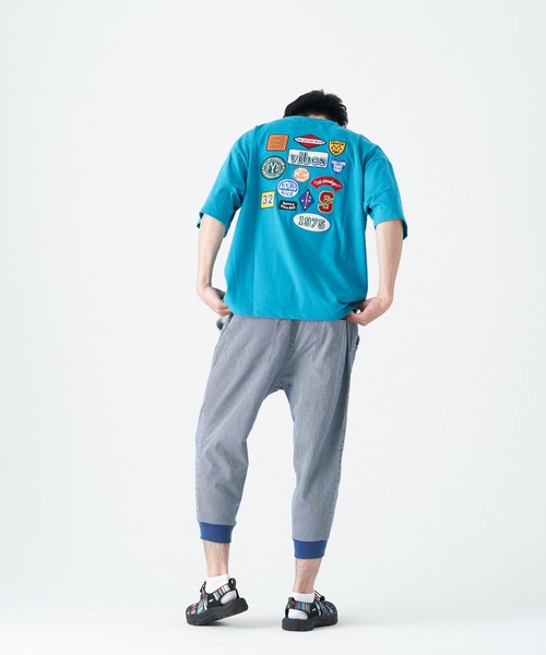 CORISCO(コリスコ)の「ワッペン付き 半袖BIG TEE(M1)(Tシャツ/カットソー・メンズ・ブルー/ライトグレー/ホワイト/ブラック/レッド/グリーン・LARGE/MEDIUM/X-LARGE)」の15枚目の写真