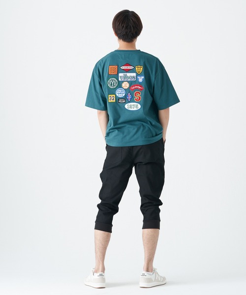 CORISCO(コリスコ)の「ワッペン付き 半袖BIG TEE(M1)(Tシャツ/カットソー・メンズ・ブルー/ライトグレー/ホワイト/ブラック/レッド/グリーン・LARGE/MEDIUM/X-LARGE)」の21枚目の写真