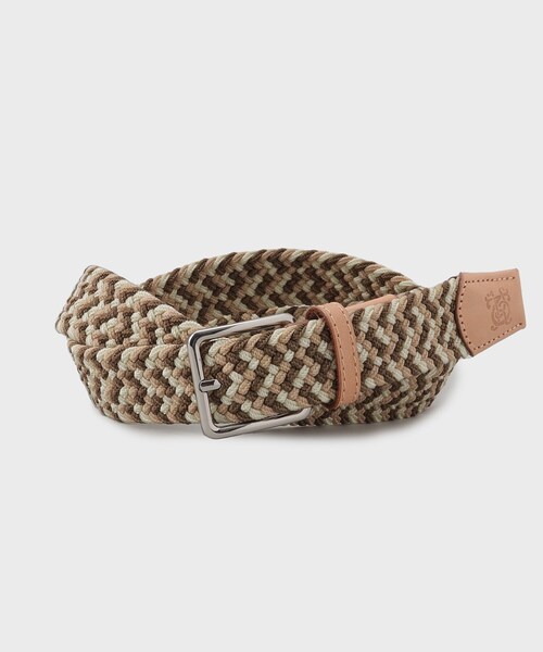 TAKEO KIKUCHI（タケオキクチ）の「◆ゴムメッシュベルト（ベルト・メンズ・グレー系その他5/モスグリーン系4/ピンク系その他・00）」の7枚目の写真