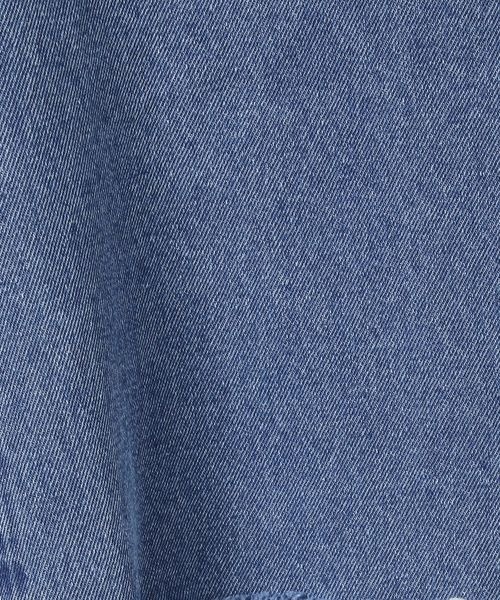 JEANASIS（ジーナシス）の「カットアウトデニムサロペ/905693（サロペット/オーバーオール・レディース・ブラック/ブルー/ホワイト・SMALL/MEDIUM）」の8枚目の写真