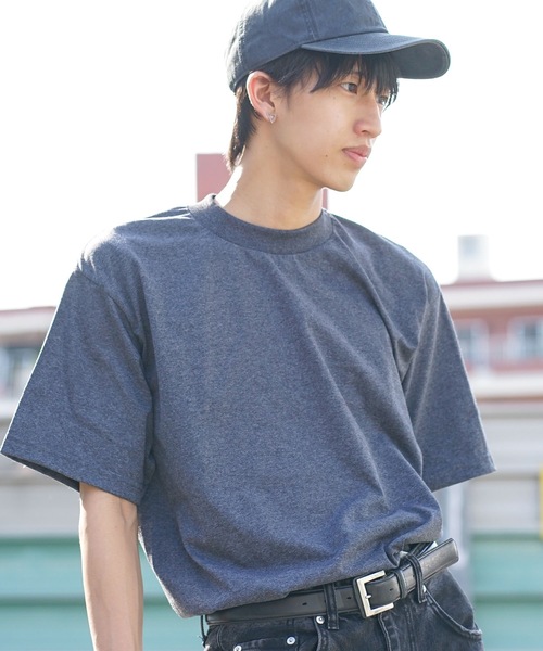 PRO CLUB (プロクラブ)の「【PRO CLUB/プロクラブ】6.5oz S/S Crew Neck T-Shirt オーバーサイズ 無地 半袖 Tシャツ ヘビーウェイト(Tシャツ/カットソー・メンズ・オリーブ/グリーン/杢グレー/パープル/ネイビー/ホワイト/チャコールグレー/ブラック・SMALL/MEDIUM/LARGE/X-LARGE)」の3枚目の写真