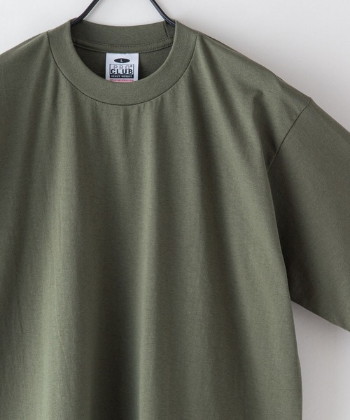 PRO CLUB (プロクラブ)の「【PRO CLUB/プロクラブ】6.5oz S/S Crew Neck T-Shirt オーバーサイズ 無地 半袖 Tシャツ ヘビーウェイト(Tシャツ/カットソー・メンズ・オリーブ/グリーン/杢グレー/パープル/ネイビー/ホワイト/チャコールグレー/ブラック・SMALL/MEDIUM/LARGE/X-LARGE)」の9枚目の写真