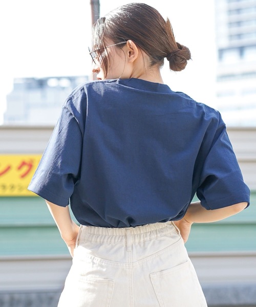 PRO CLUB (プロクラブ)の「【PRO CLUB/プロクラブ】6.5oz S/S Crew Neck T-Shirt オーバーサイズ 無地 半袖 Tシャツ ヘビーウェイト(Tシャツ/カットソー・メンズ・オリーブ/グリーン/杢グレー/パープル/ネイビー/ホワイト/チャコールグレー/ブラック・SMALL/MEDIUM/LARGE/X-LARGE)」の21枚目の写真