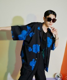 【ユニセックスアイテム】ORIGINAL PRINT SHIRTS ビッグシルエット オリジナル総柄 開襟シャツ オーバーサイズ