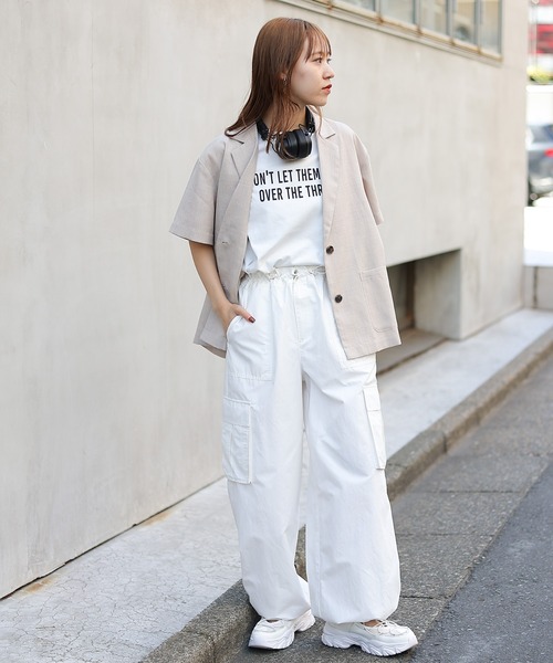 COLONY 2139（コロニートゥーワンスリーナイン）の「リッチコットンロゴプリントノースリーブ（タンクトップ・レディース・オフホワイト・FREE）」の15枚目の写真