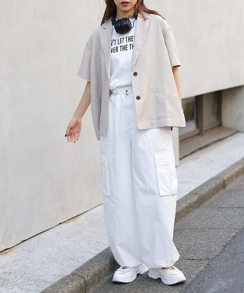 COLONY 2139（コロニートゥーワンスリーナイン）の「リッチコットンロゴプリントノースリーブ（タンクトップ・レディース・オフホワイト・FREE）」の14枚目の写真