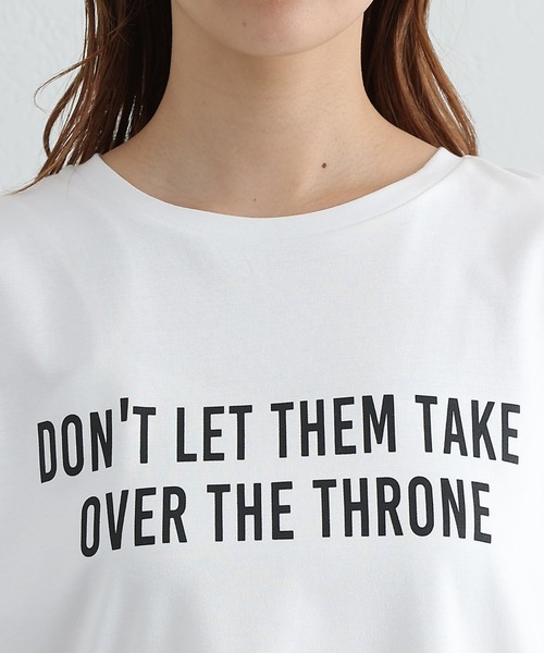 COLONY 2139（コロニートゥーワンスリーナイン）の「リッチコットンロゴプリントノースリーブ（タンクトップ・レディース・オフホワイト・FREE）」の4枚目の写真