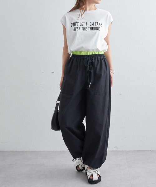 COLONY 2139（コロニートゥーワンスリーナイン）の「リッチコットンロゴプリントノースリーブ（タンクトップ・レディース・オフホワイト・FREE）」の11枚目の写真