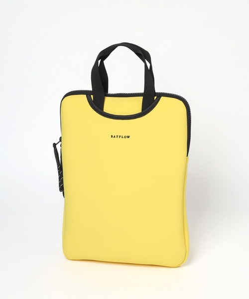 BAYFLOW(ベイフロー)の「縦型ボンディングPCケース(PC・タブレットケース・レディース・ブルー/ブラック/イエロー・FREE)」の3枚目の写真