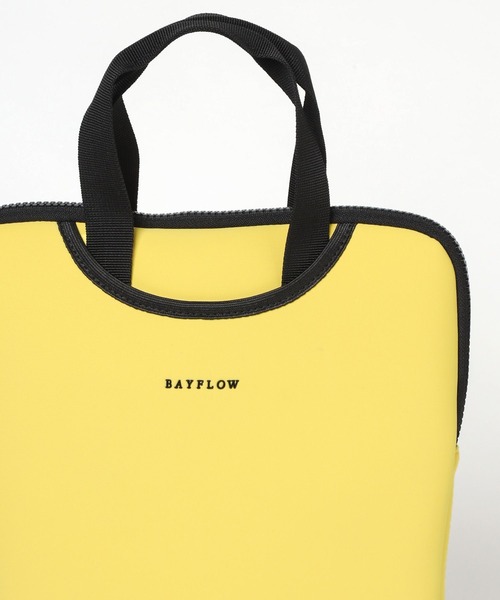 BAYFLOW(ベイフロー)の「縦型ボンディングPCケース(PC・タブレットケース・レディース・ブルー/ブラック/イエロー・FREE)」の9枚目の写真