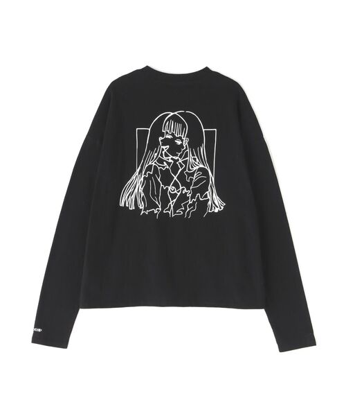 tシャツ gibous/ギボス/コラボ ロングスリーブTシャツ/ロンT レディース メンズ L.H.P tシャツ gibous/ギボス/コラボ ロングスリーブTシャツ