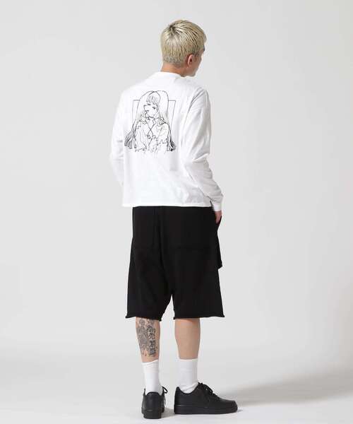 tシャツ gibous/ギボス/コラボ ロングスリーブTシャツ/ロンT レディース メンズ L.H.P tシャツ gibous/ギボス/コラボ ロングスリーブTシャツ