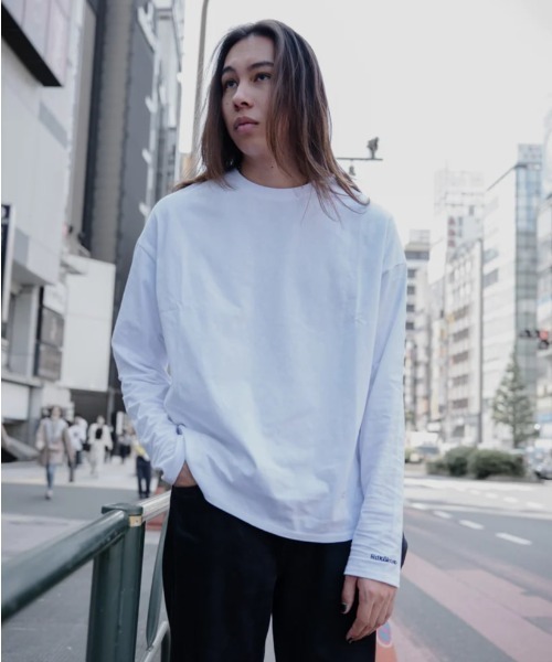 セール商品が満載 gibous/ギボス/コラボ ロングスリーブTシャツ/ロンT（Tシャツ ウェア