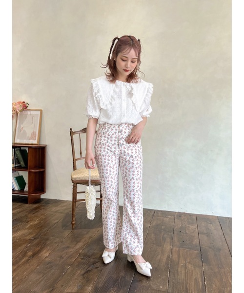 JUMELLE（ジュメロ）の「フラワー刺繍ブラウス（シャツ/ブラウス・レディース・アイボリー・FREE）」の21枚目の写真