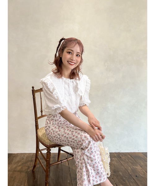 JUMELLE（ジュメロ）の「フラワー刺繍ブラウス（シャツ/ブラウス・レディース・アイボリー・FREE）」の18枚目の写真