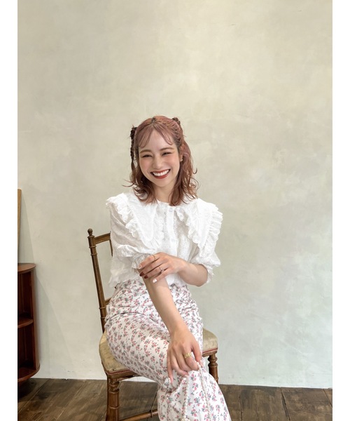 JUMELLE（ジュメロ）の「フラワー刺繍ブラウス（シャツ/ブラウス・レディース・アイボリー・FREE）」の17枚目の写真