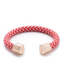 Topologie（トポロジー）の「Hex Rope Cuff（ブレスレット・メンズ・レッド系）」