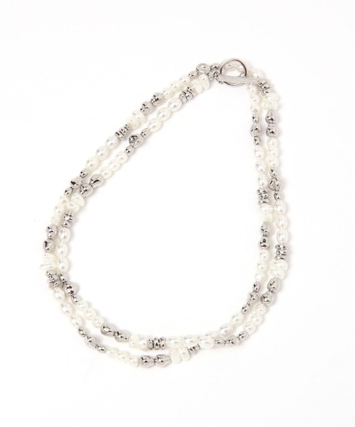 LEPSIM（レプシィム）の「パール＊ビーズロングネックレス　904581（ネックレス・レディース・ホワイト/ホワイト系その他・ONE SIZE）」の3枚目の写真