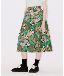 【新品】KENZO POPPY ポピー フレア ミディ スカート 新品】KENZO POPPY ポピー フレア ミディ スカート