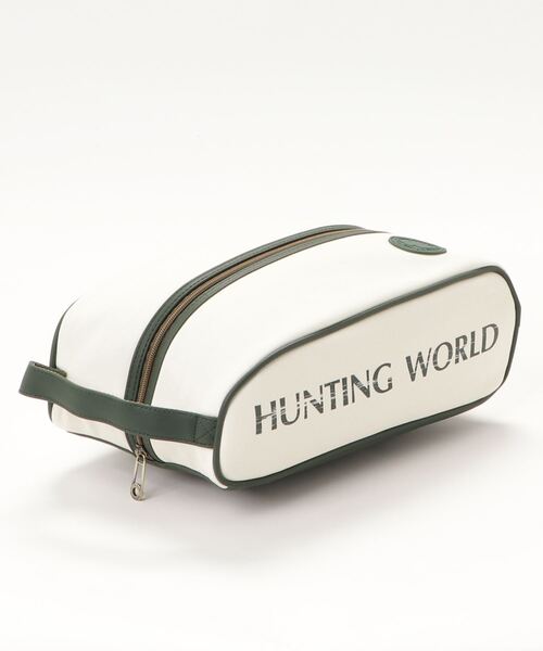 HUNTING WORLD ハンティングワールド シューズケース ハンティングワールド］シューズケース “The Canvas Shoe Bag
