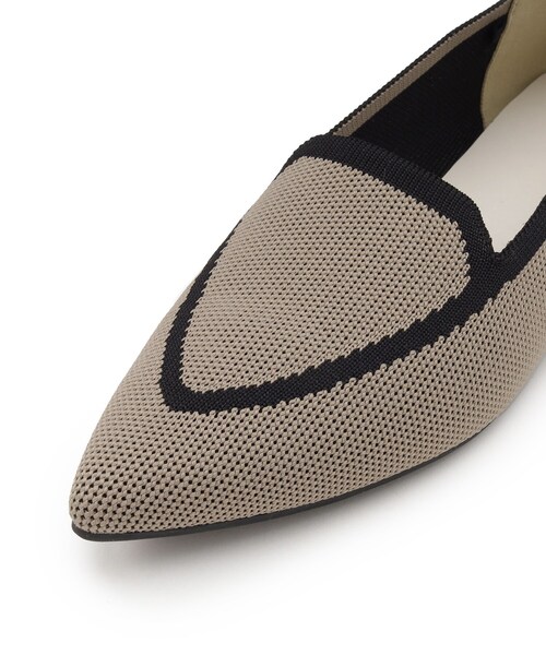 grove（グローブ）の「◆ニットローファーパンプス（パンプス・レディース・ブラック/ベージュ系その他・40/35/25）」の7枚目の写真