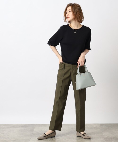 grove（グローブ）の「◆ニットローファーパンプス（パンプス・レディース・ブラック/ベージュ系その他・40/35/25）」の9枚目の写真