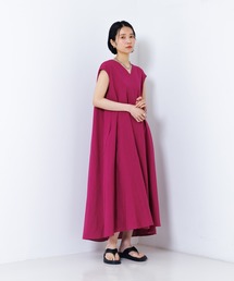 collex | 【新色追加で今年も登場!】手洗い可能 コットンリネンサマードレス(ワンピース)