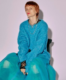 MAISON SPECIAL | Lame Pullover Knit/ラメプルオーバーニット【MAISON SPECIAL/メゾンスペシャル】(ニット/セーター)