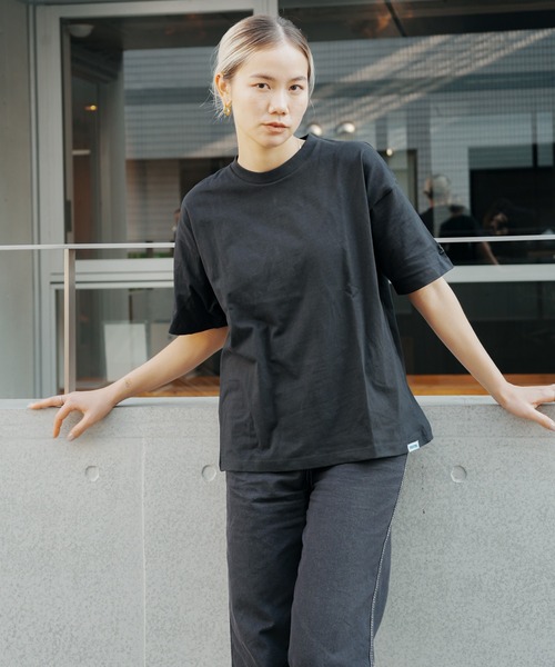 STARTER（スターター）の「【STARTER】スターター 23SS BIG 半袖 ショートスリーブ  Tシャツ 1634091（Tシャツ/カットソー・メンズ・ネイビー/モカ/ラベンダー/ライトグレー/ホワイト/ヘザーグレー/カーキ/ブラック・L/XXL/XL/M/S）」の3枚目の写真