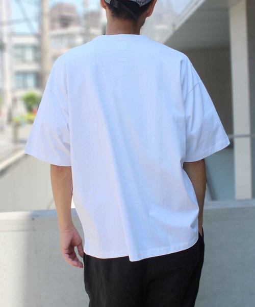 STARTER（スターター）の「【STARTER】スターター 23SS BIG 半袖 ショートスリーブ  Tシャツ 1634091（Tシャツ/カットソー・メンズ・ネイビー/モカ/ラベンダー/ライトグレー/ホワイト/ヘザーグレー/カーキ/ブラック・L/XXL/XL/M/S）」の11枚目の写真