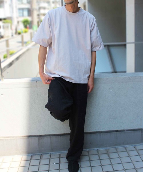 STARTER（スターター）の「【STARTER】スターター 23SS BIG 半袖 ショートスリーブ  Tシャツ 1634091（Tシャツ/カットソー・メンズ・ネイビー/モカ/ラベンダー/ライトグレー/ホワイト/ヘザーグレー/カーキ/ブラック・L/XXL/XL/M/S）」の18枚目の写真