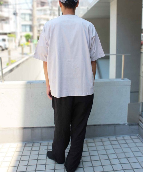 STARTER（スターター）の「【STARTER】スターター 23SS BIG 半袖 ショートスリーブ  Tシャツ 1634091（Tシャツ/カットソー・メンズ・ネイビー/モカ/ラベンダー/ライトグレー/ホワイト/ヘザーグレー/カーキ/ブラック・L/XXL/XL/M/S）」の20枚目の写真