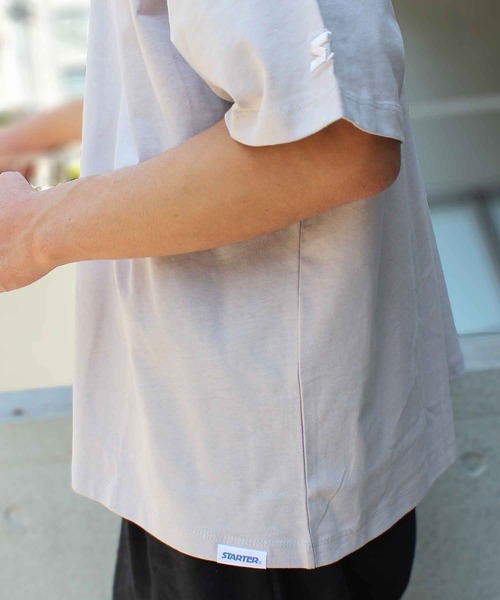 STARTER（スターター）の「【STARTER】スターター 23SS BIG 半袖 ショートスリーブ  Tシャツ 1634091（Tシャツ/カットソー・メンズ・ネイビー/モカ/ラベンダー/ライトグレー/ホワイト/ヘザーグレー/カーキ/ブラック・L/XXL/XL/M/S）」の21枚目の写真