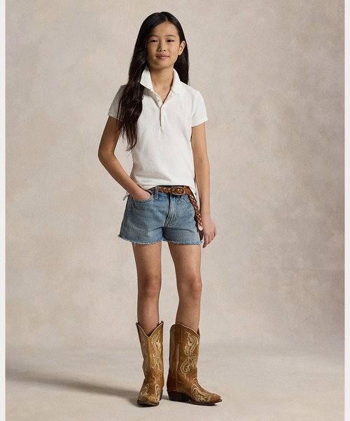 POLO RALPH LAUREN CHILDRENSWEAR(ポロ ラルフ ローレン チルドレンズウェア)の「コットン ポロシャツ(ポロシャツ・キッズ・ホワイト・L/M/S/XL)」の6枚目の写真