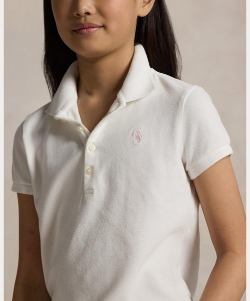 POLO RALPH LAUREN CHILDRENSWEAR(ポロ ラルフ ローレン チルドレンズウェア)の「コットン ポロシャツ(ポロシャツ・キッズ・ホワイト・L/M/S/XL)」の7枚目の写真