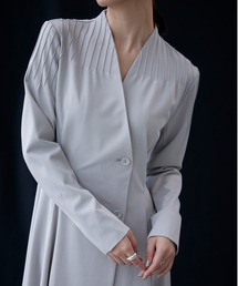 み*ぃ様 ✨美品✨アニュアンス　ピンタックデザインフレアワンピース　Aライン　ア anuans（アニュアンス）の「ピンタックデザインフレアワンピース