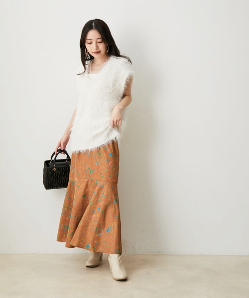 【STAYCSIEUN着用】キャットシャギーニットベスト