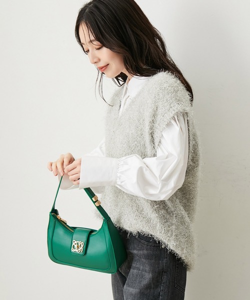 【STAYCSIEUN着用】キャットシャギーニットベスト