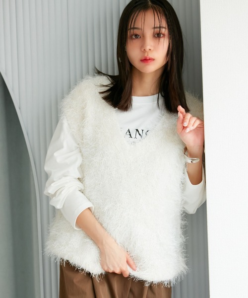 KVIVIT キーヴィット ベスト トップス homspun 未着用美品 ウォッシャブル】【吸水速乾】ソフトタイプライターシャツ