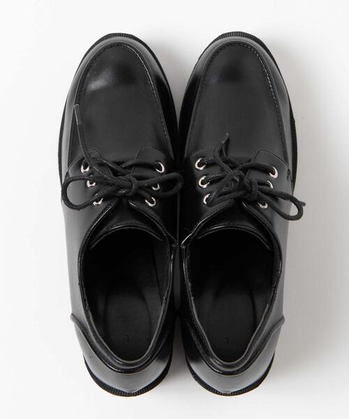 WEGO(ウィゴー)の「WEGO/レースアップヒールシューズ(ローファー・レディース・ブラック/ブラック系その他・MEDIUM/LARGE)」の16枚目の写真