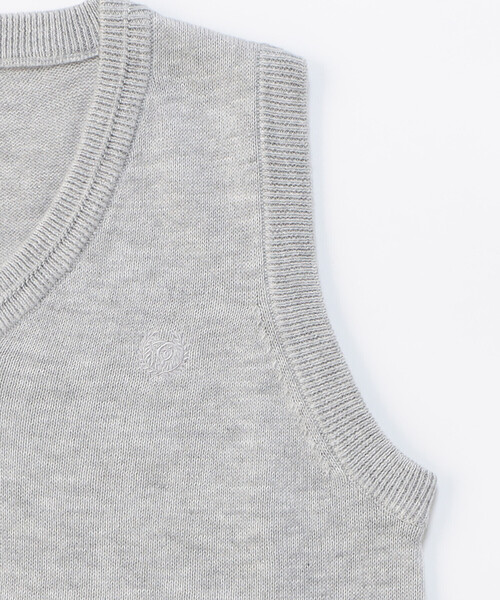 COMME CA ISM（コムサイズム）の「ベーシック　ニット　ベスト(140-160cm)（ベスト・キッズ・ネイビー/グレー/ブラック・140cm/160cm/150cm）」の6枚目の写真