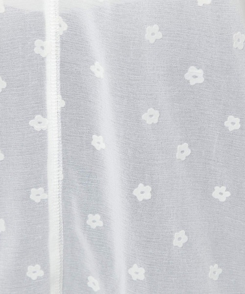 LOWRYS FARM(ローリーズファーム)の「シアーフロッキーロングスリーブ 981453(Tシャツ/カットソー・レディース・ベージュ/オフホワイト・FREE)」の6枚目の写真
