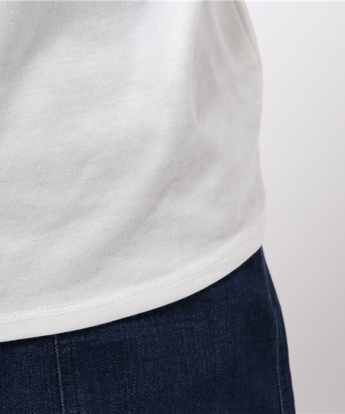 Chico(チコ)の「ラッフル袖TOPS(Tシャツ/カットソー・レディース・ホワイト/モスグリーン・FREE)」の4枚目の写真