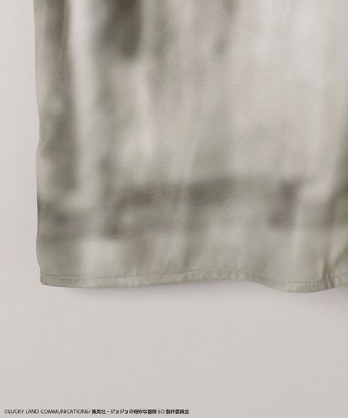 JEANASIS（ジーナシス）の「【アニメ『ジョジョの奇妙な冒険 ストーンオーシャン』×JEANASIS】ボカシガラシャツLS/981145（シャツ/ブラウス・レディース・グレー系その他/グリーン系その他・FREE）」の13枚目の写真