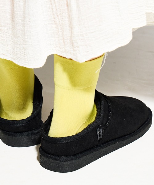 MEI(メイ)の「【 MEI / メイ 】レディース リラックスブーツ ムートンブーツ ルームシューズ スリッパ スリッポン MTN SLIPPER(LADIES)(ブーツ・レディース・ダークブラウン/キャメル/グレー/ベージュ/ブラック・M/L/S)」の6枚目の写真