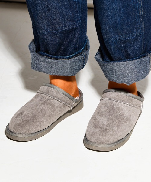 MEI(メイ)の「【 MEI / メイ 】レディース リラックスブーツ ムートンブーツ ルームシューズ スリッパ スリッポン MTN SLIPPER(LADIES)(ブーツ・レディース・ダークブラウン/キャメル/グレー/ベージュ/ブラック・M/L/S)」の11枚目の写真