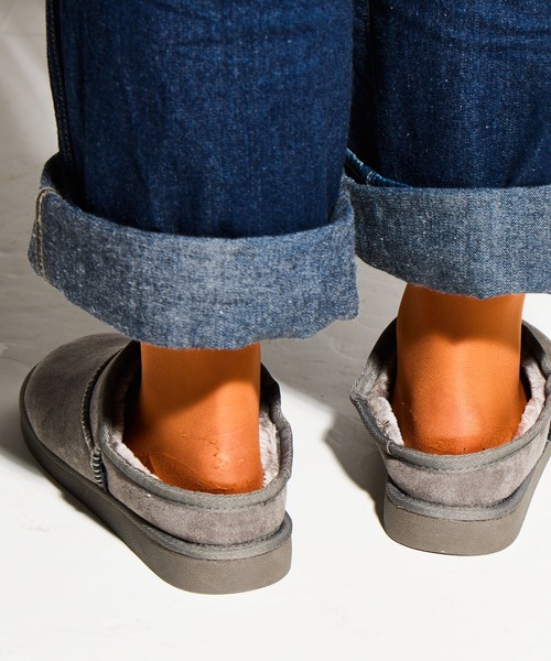MEI(メイ)の「【 MEI / メイ 】レディース リラックスブーツ ムートンブーツ ルームシューズ スリッパ スリッポン MTN SLIPPER(LADIES)(ブーツ・レディース・ダークブラウン/キャメル/グレー/ベージュ/ブラック・M/L/S)」の12枚目の写真