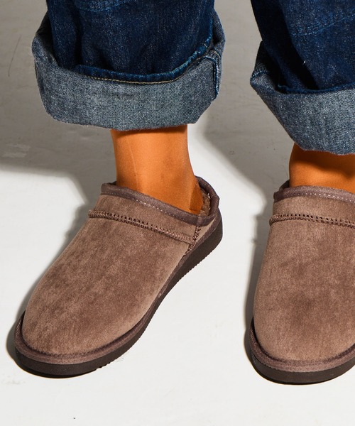MEI(メイ)の「【 MEI / メイ 】レディース リラックスブーツ ムートンブーツ ルームシューズ スリッパ スリッポン MTN SLIPPER(LADIES)(ブーツ・レディース・ダークブラウン/キャメル/グレー/ベージュ/ブラック・M/L/S)」の17枚目の写真
