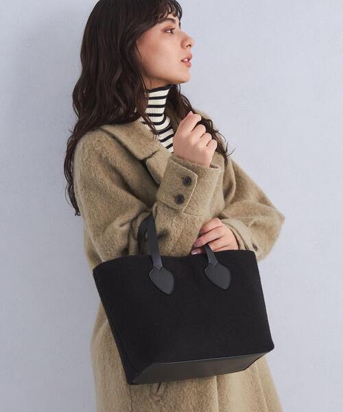 green label relaxing（グリーンレーベルリラクシング）の「チェック トートバッグ（ショルダーバッグ・レディース・ダークグレー/レッド/ブラック/ロイヤルブルー・FREE）」の5枚目の写真