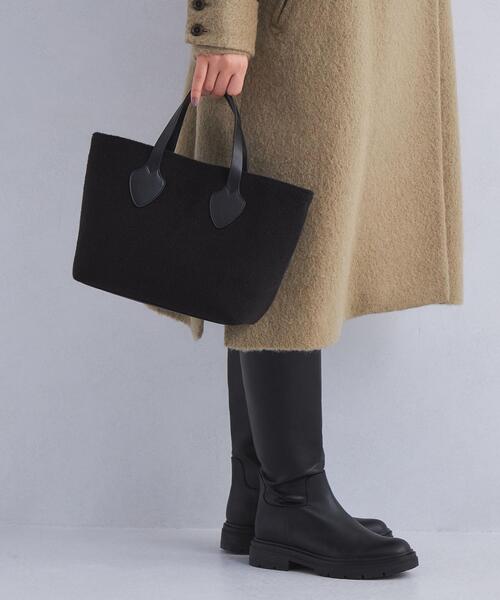 green label relaxing（グリーンレーベルリラクシング）の「チェック トートバッグ（ショルダーバッグ・レディース・ダークグレー/レッド/ブラック/ロイヤルブルー・FREE）」の6枚目の写真